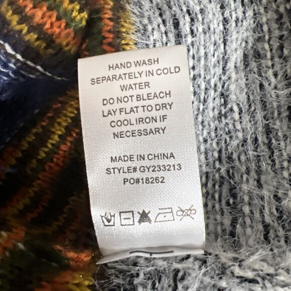 Anthropologie FATE Hoodie Open Cardigan Womans Small Multicolor Acrylic Open - Picture 10 of 13